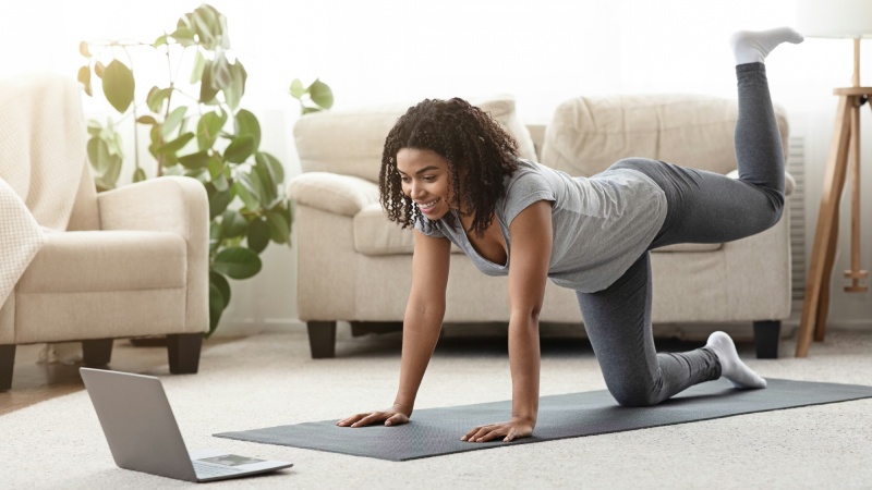 تناسب اندام بانوان در منزل